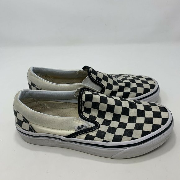 checkered vans size 5.5